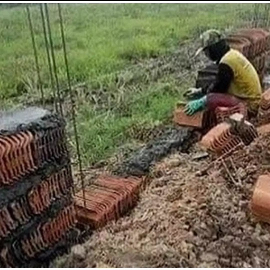 10 Aksi absurd tukang bangunan bikin dinding rumah ini kocak abis