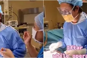 Viral dokter buka puasa sambil operasi pasien, bikin salut