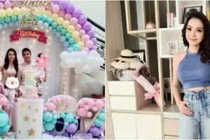 8 Momen ultah Kathleen anak Maya Septha ke-5, meriah meski tanpa tamu