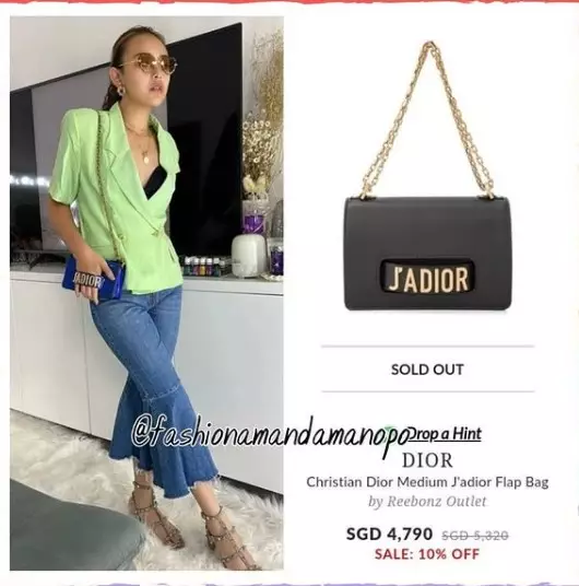 Taksiran harga tas Amanda Manopo Instagram/@fashionamandamanopo