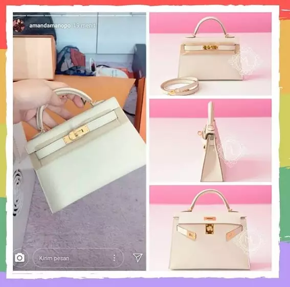 Taksiran harga tas Amanda Manopo Instagram/@fashionamandamanopo