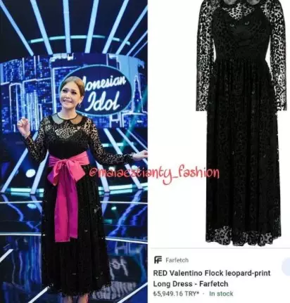 Taksiran harga 8 dress Maia Estianty © Instagram/@maiaestianty_fashion
