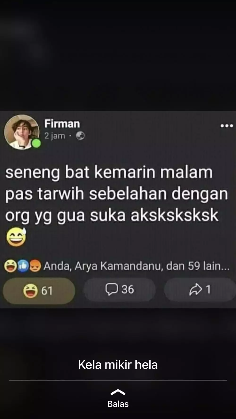 Status kejadian lucu pas puasa © berbagai sumber