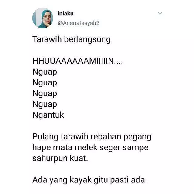 Status kejadian lucu pas puasa © berbagai sumber