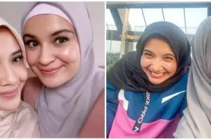 9 Beda gaya outfit Shireen dan Zaskia Sungkar, kakak-adik kece abis