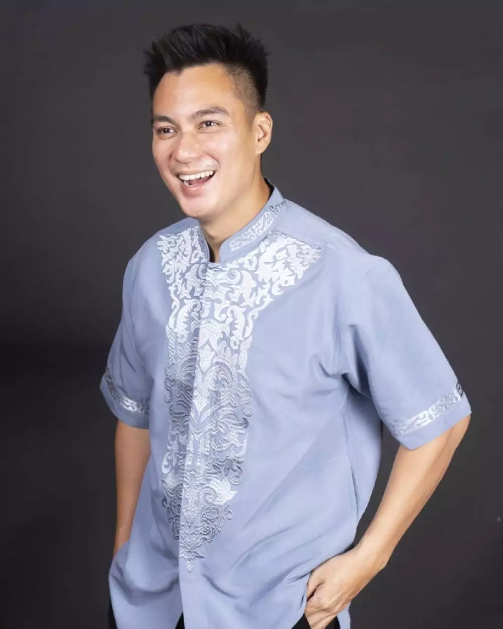 transformasi gaya rambut Baim © 2021 brilio.net