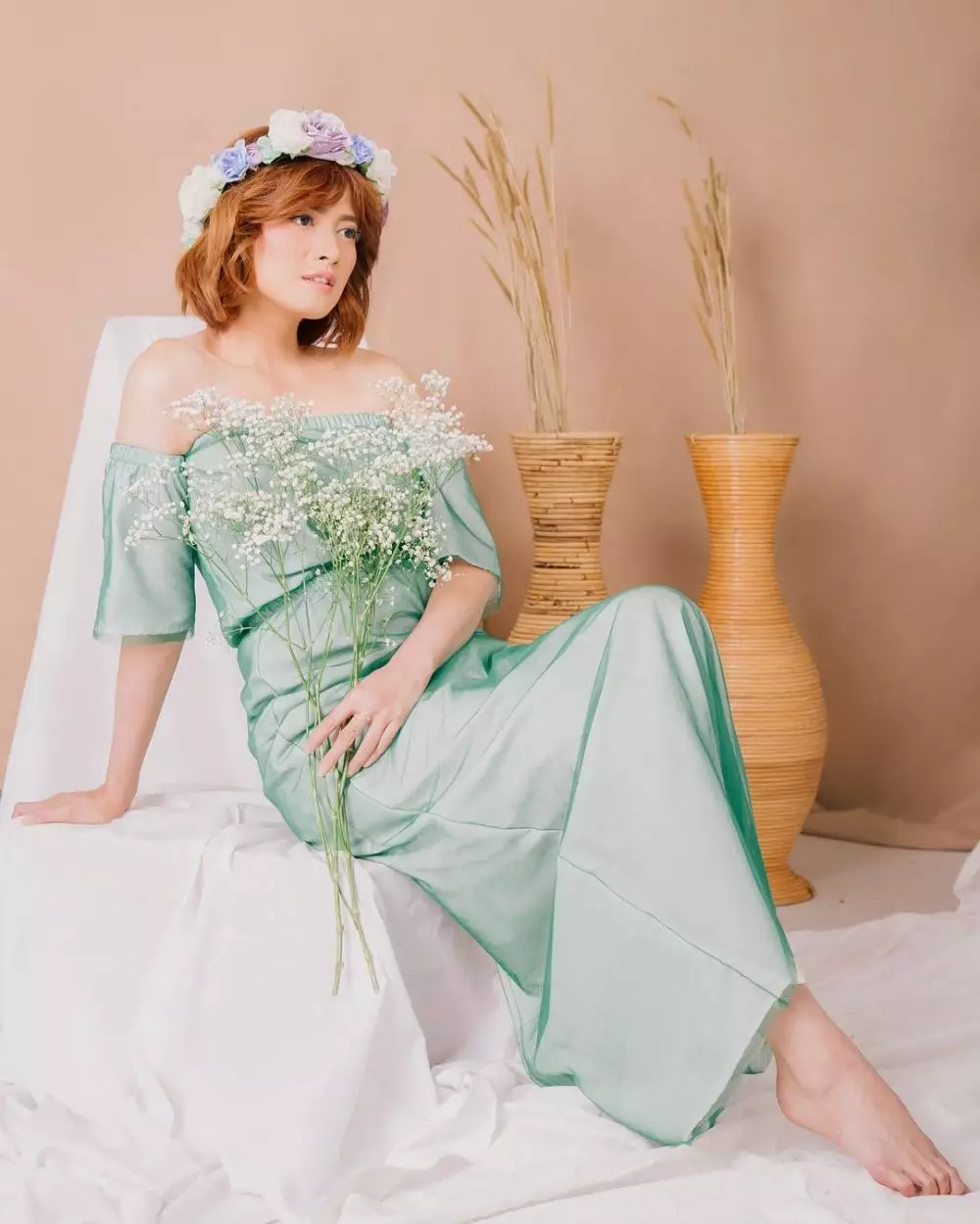 potret Chika Jessica saat kenakan dress © 2021 brilio.net