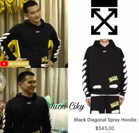 Taksiran harga 8 hoodie Rezky Aditya © Instagram/@fashion_ciky