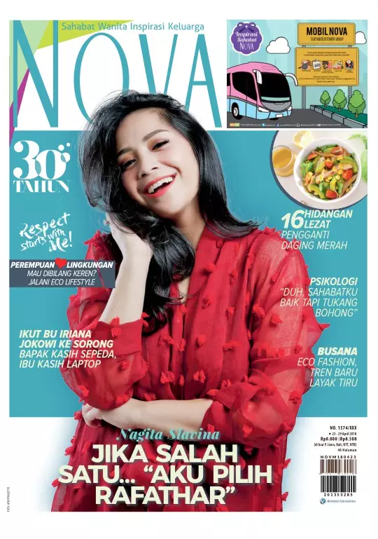 Nagita Slavina jadi cover majalah © 2021 brilio.net