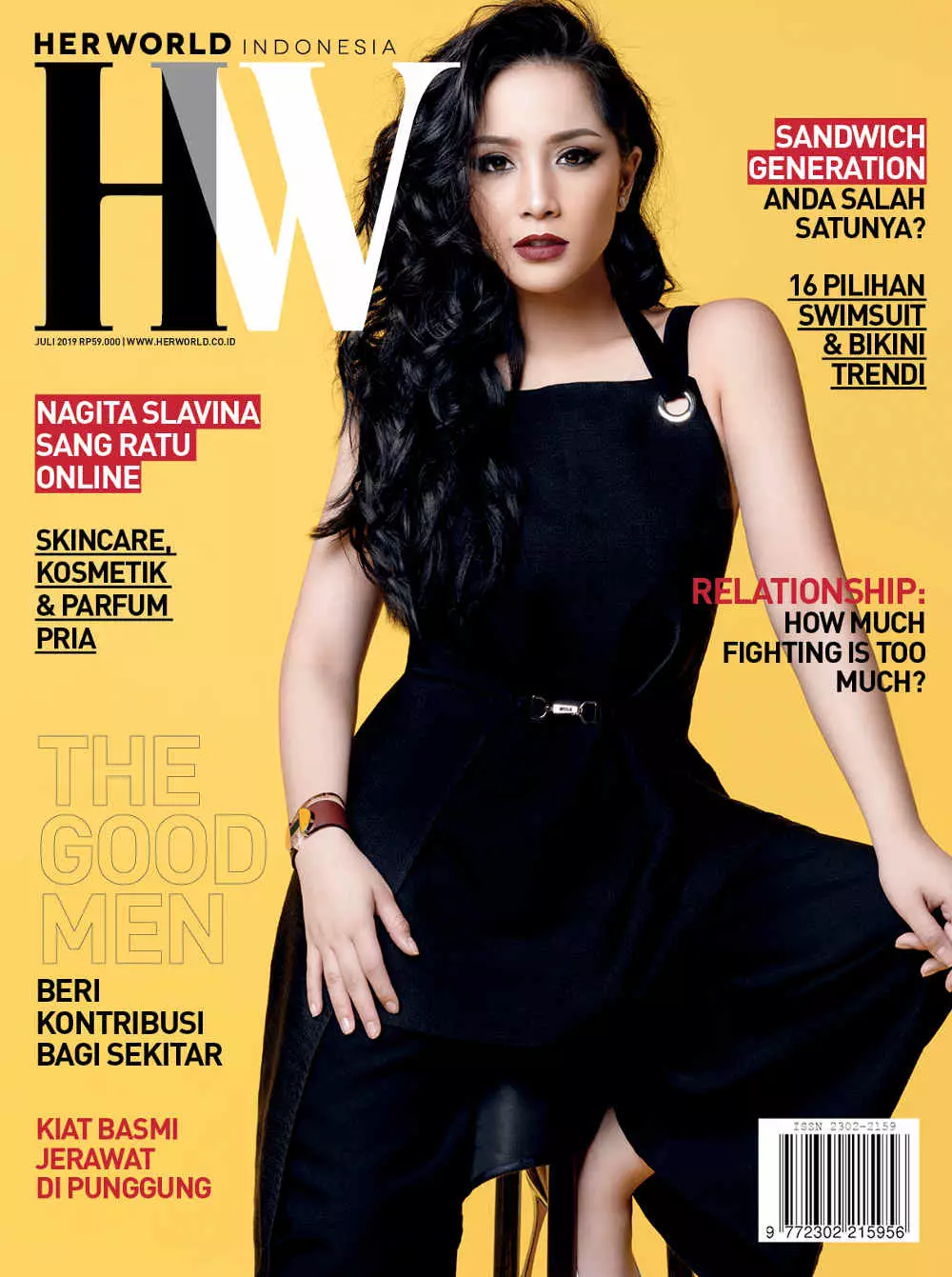 Nagita Slavina jadi cover majalah © 2021 brilio.net