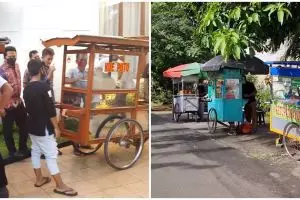 Momen 5 seleb panggil pedagang gerobak ke rumah, semua diborong