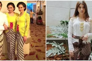 Pesona 8 seleb blasteran Inggris dalam balutan kebaya, elegan