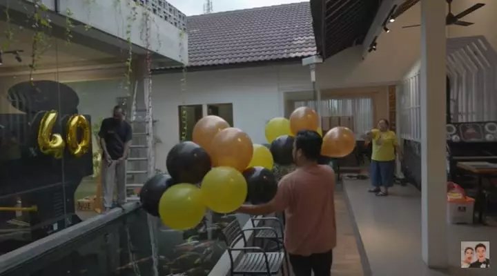 perayaan ultah Baim Wong © YouTube