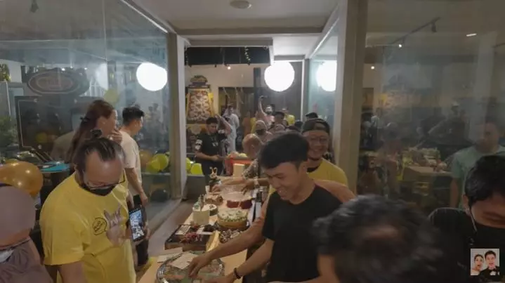 perayaan ultah Baim Wong © YouTube