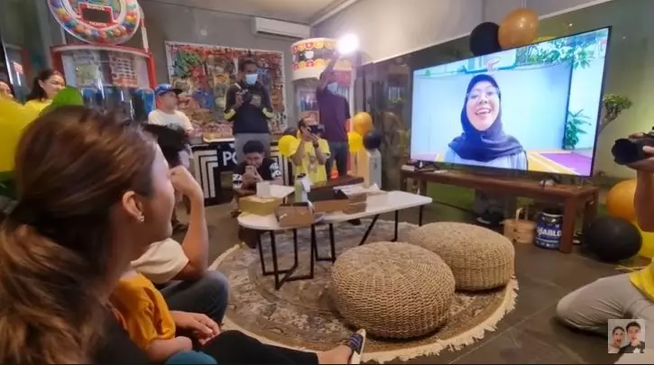 perayaan ultah Baim Wong © YouTube