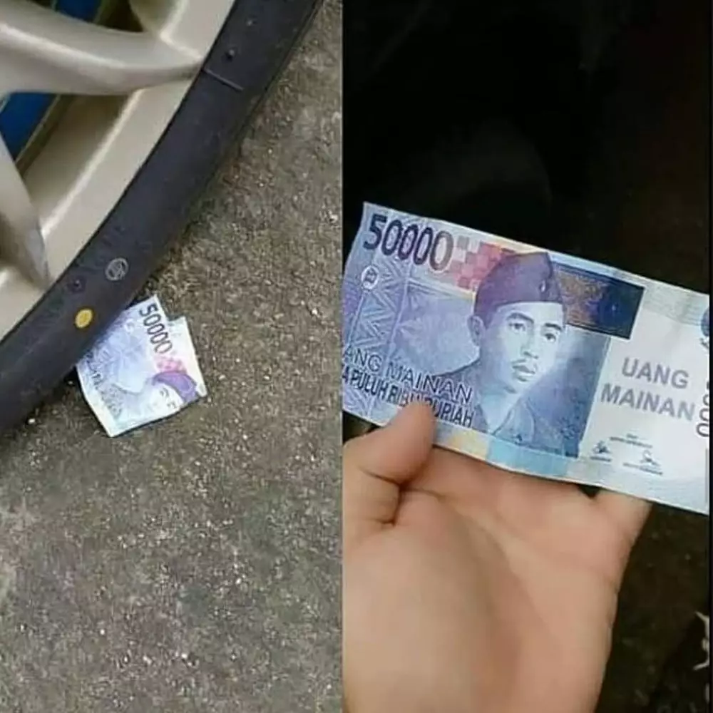 potret lucu kena tipu © 2021 Instagram