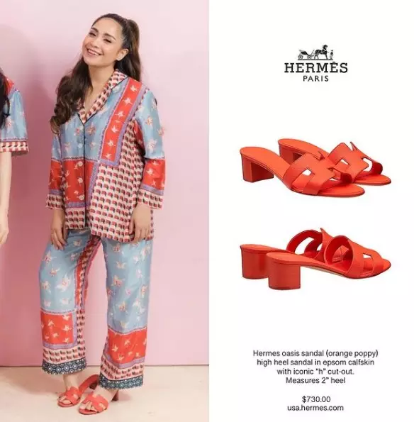 Taksiran harga sandal hermes seleb Instagram/@hermes_selebritii Taksiran harga sandal hermes seleb Instagram/@hermes_selebritii