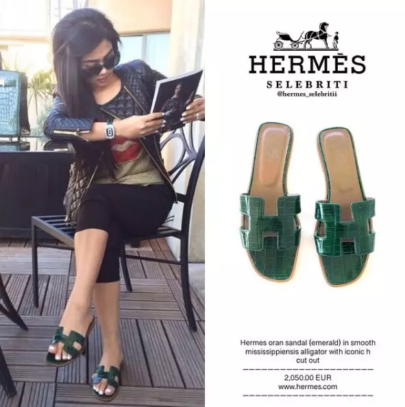 Taksiran harga sandal hermes seleb Instagram/@hermes_selebritii Taksiran harga sandal hermes seleb Instagram/@hermes_selebritii