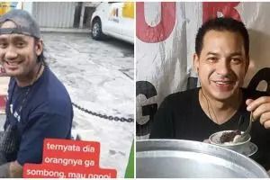 Potret 7 seleb ganteng nggak gengsi jajan di warung kaki lima