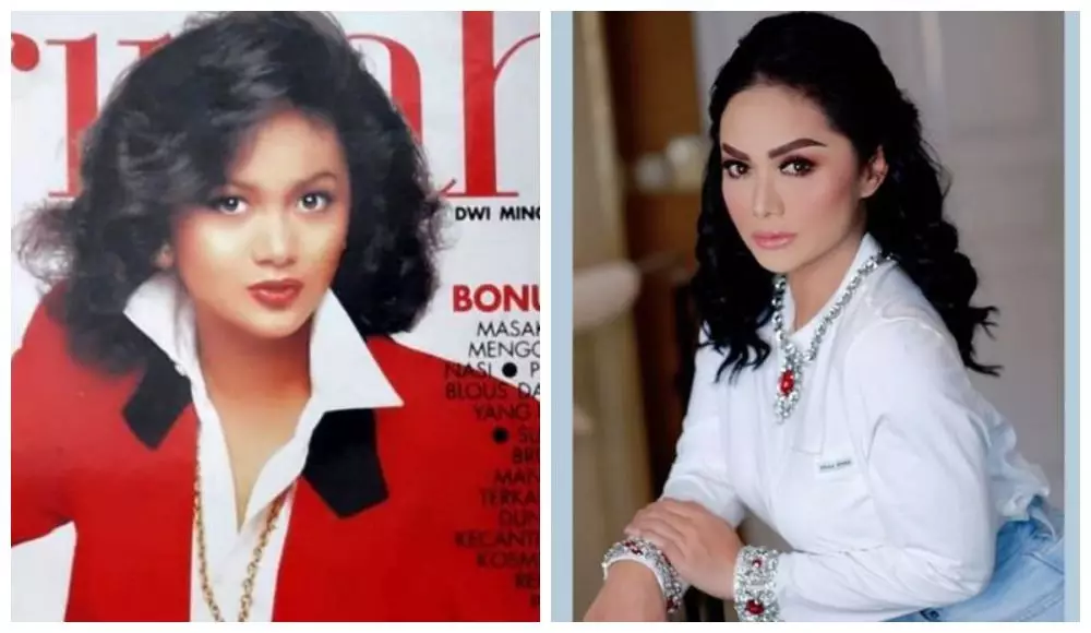 Potret seleb cantik saat remaja vs sudah punya anak © berbagai sumber