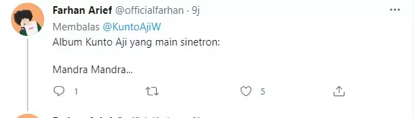 Pelesetan lucu 10 judul lagu Kunto Aji © berbagai sumber