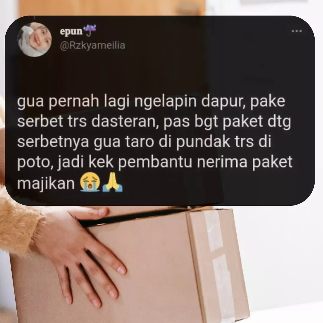 10 Curhatan lucu warganet difoto pas terima paket ini penuh drama