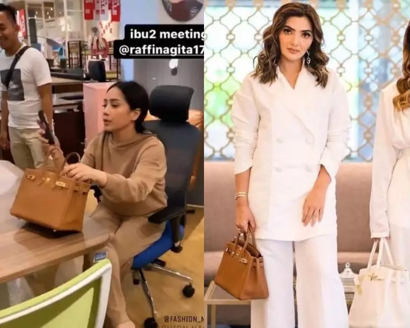 Nagita Slavina kembaran tas dengan seleb dunia © 2021 brilio.net