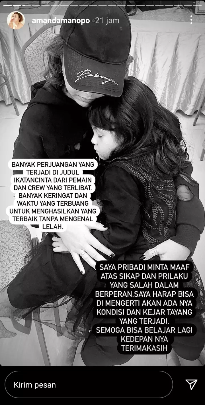 reaksi Amanda Manopo soal adegan medis © 2021 brilio.net reaksi Amanda Manopo soal adegan medis © 2021 brilio.net