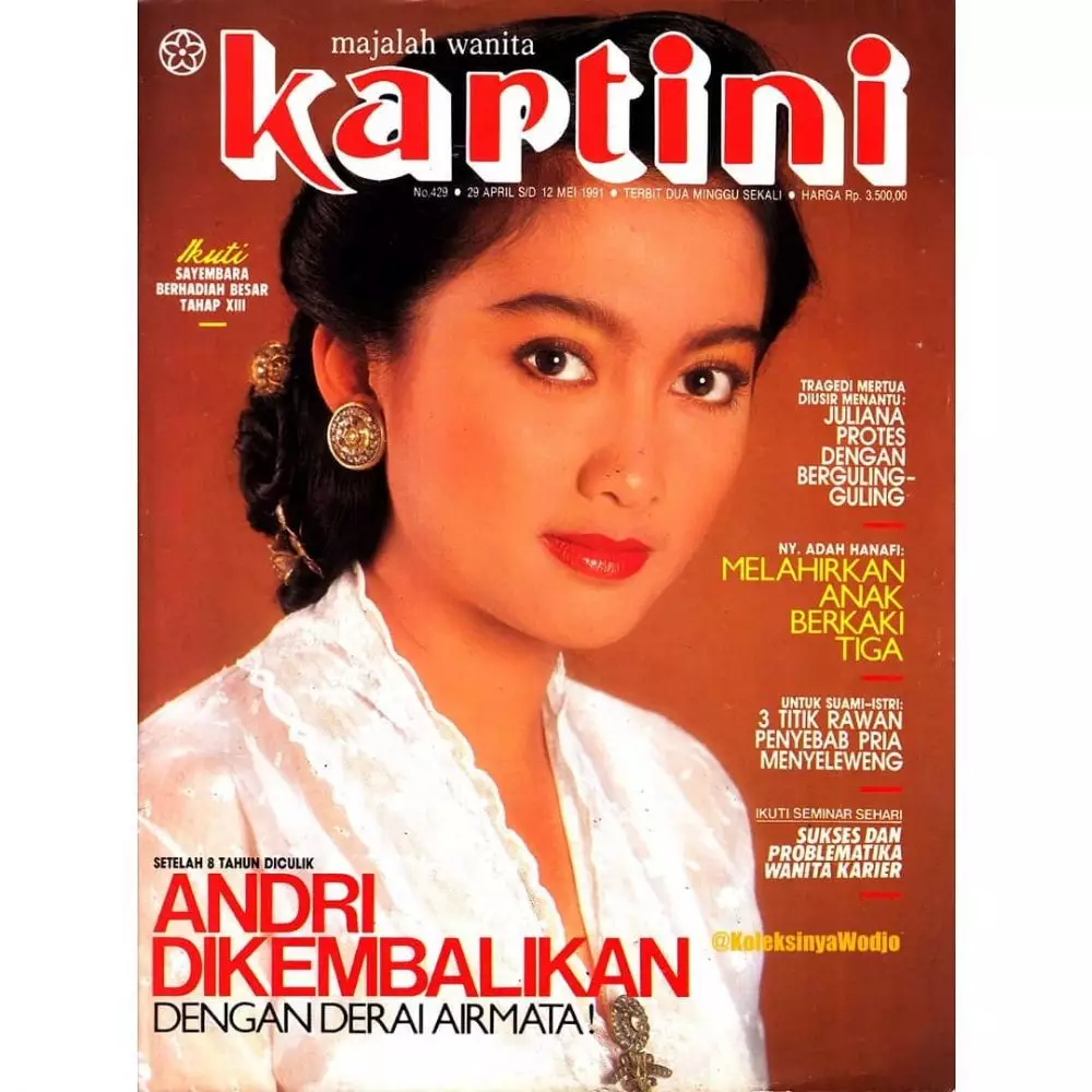 Potret 10 seleb cantik era 90-an di cover majalah Kartini © berbagai sumber Potret 10 seleb cantik era 90-an di cover majalah Kartini © berbagai sumber