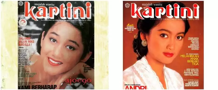 Potret 10 seleb cantik era 90-an di cover majalah Kartini, ikonik