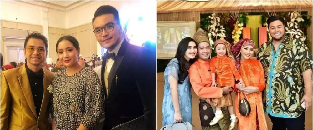 Beda gaya rambut Nagita Slavina dan Ayu Ting Ting saat kondangan © 2021 brilio.net