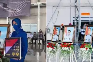 10 Momen kenaikan pangkat & tabur bunga untuk awak KRI Nanggala-402