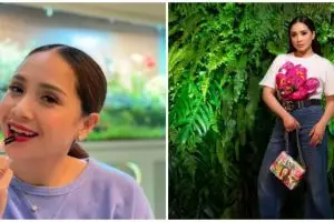 11 Momen Nagita Slavina beres-beres lipstik, pilih aman untuk bumil