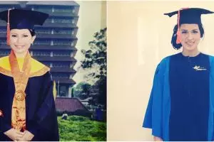 10 Potret lawas penyanyi cantik saat wisuda, pesonanya terpancar