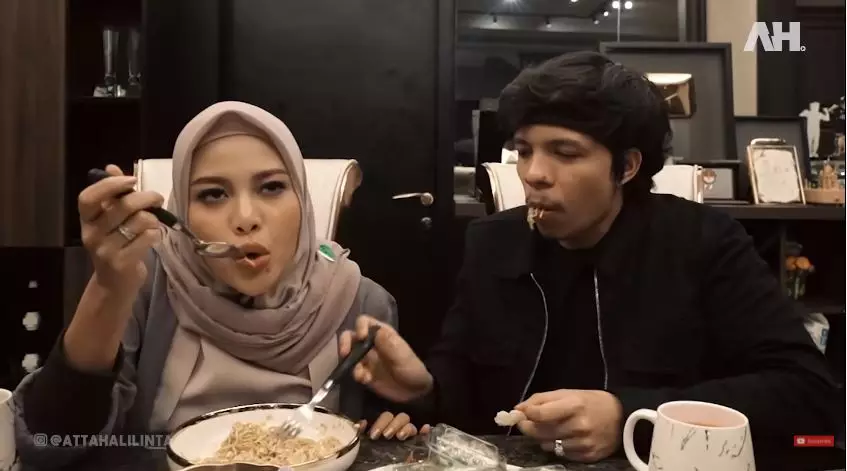 momen atta halilintar masa buka puasa untuk aurel © YouTube