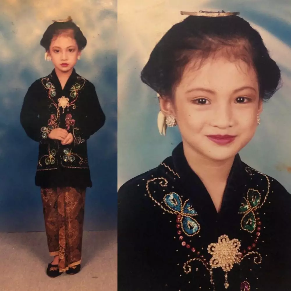 potret masa kecil vinessa inez © instagram