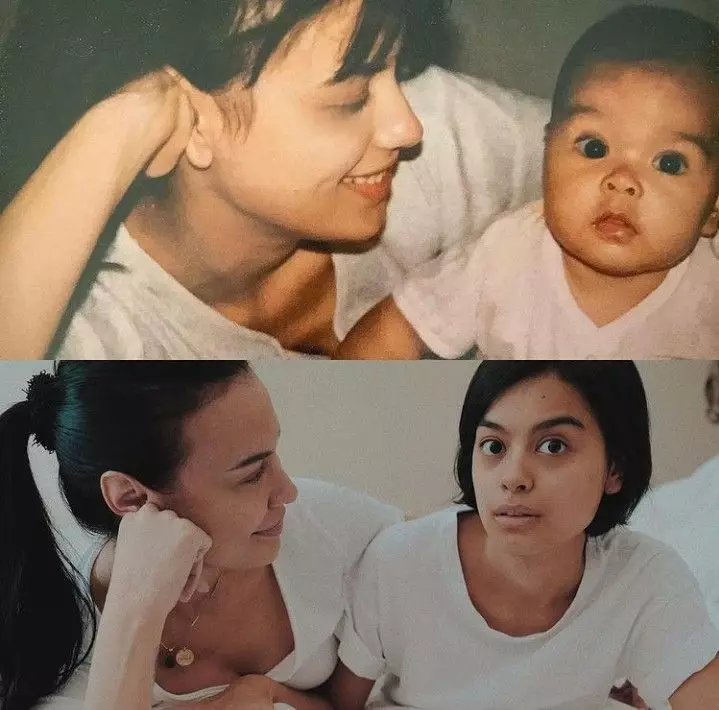 gaya seleb tirukan pose lawas bareng anak © instagram gaya seleb tirukan pose lawas bareng anak © instagram