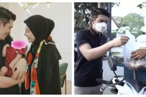 9 Momen Irwansyah & Zaskia ngabuburit ajak Ukkasya, borong jajanan