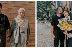 6 Gaya fashion Ricky Harun & istri mesra gandengan tangan, kece abis