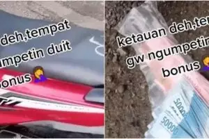 Viral istri temukan tempat suami simpan uang bonus, bak detektif