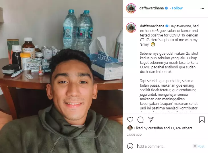 Cerita Marini Zumarnis tentang Daffa Wardhana Instagram