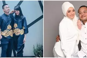 Potret 10 komedian pakai baju kembaran dengan pasangan, so sweet