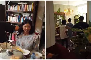 9 Potret rumah Mama Erna ibunda Ivan Gunawan, rindang bernuansa putih