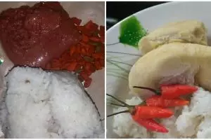 20 Potret kocak lauk nyeleneh pendamping nasi ini absurd abis