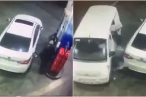 Aksi heroik pria siram kawanan perampok dengan bensin, tuai pujian