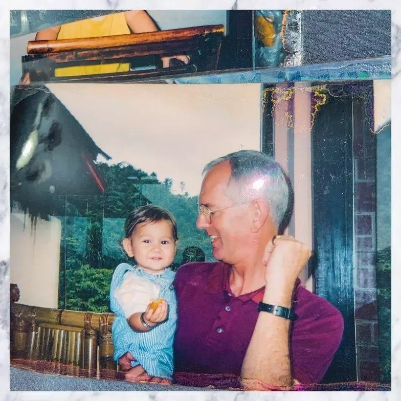 potret masa kecil seleb cantik dan ayah bule © instagram potret masa kecil seleb cantik dan ayah bule © instagram