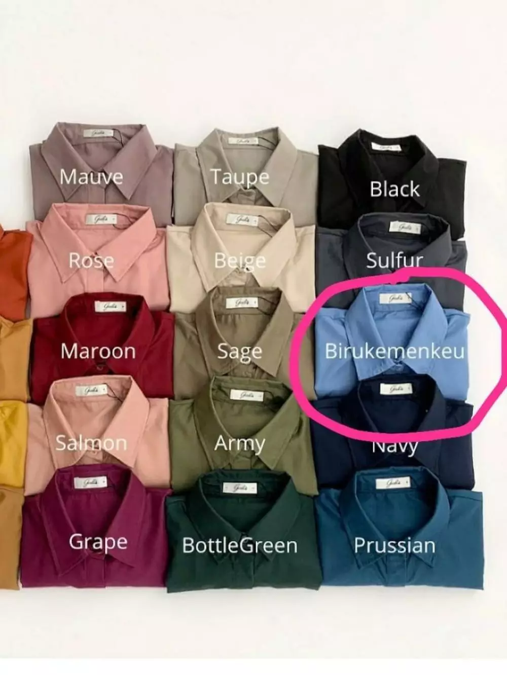 keterangan nama warna kocak © 2021 berbagai sumber