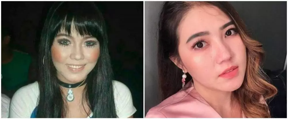 gaya makeup pedangdut sebelum dan sesudah terkenal © 2021 brilio.net