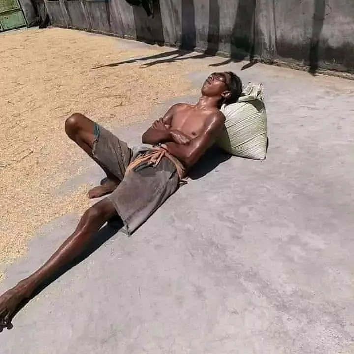 potret orang berjemur © 2021 berbagai sumber