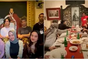 10 Momen Mulan Jameela dan mantan suami buka bersama, ajak Ahmad Dhani